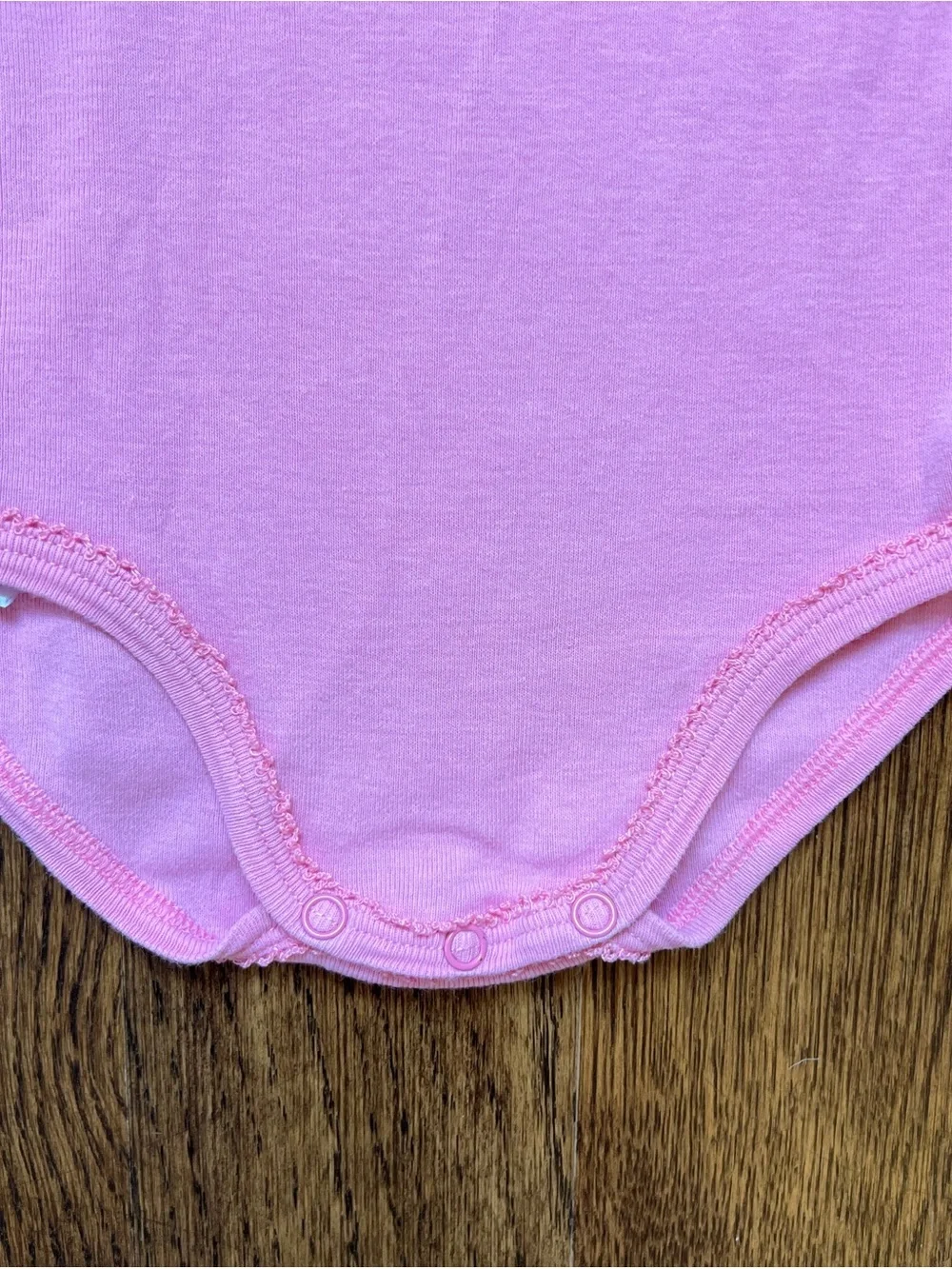 2 Petit Bateau Long-Sleeve Baby One-Piece Bodysuit - Pink / L.Blue w/fawn